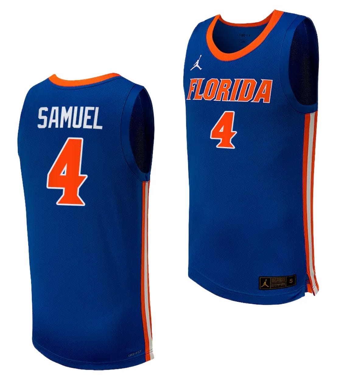 Tyrese Samuel Jersey #4 Florida Gators College Basketball 2023-24 Replica Uniform Royal 1 Tyrese Samuel Jersey #4 Florida Gators College Basketball 2023-24 Replica Uniform Royal