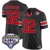 TreVeyon Henderson Jersey #32 Ohio State Buckeyes Cotton Bowl Patch Vapor Football Black 4 TreVeyon Henderson Jersey #32 Ohio State Buckeyes Cotton Bowl Patch Vapor Football Black