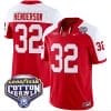 TreVeyon Henderson Jersey #32 Ohio State Buckeyes Cotton Bowl Patch Vapor Football Red Alternate 5 TreVeyon Henderson Jersey #32 Ohio State Buckeyes Cotton Bowl Patch Vapor Football Red Alternate