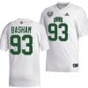 Tarell Basham Jersey #93 Ohio Bobcats College Football Uniform White