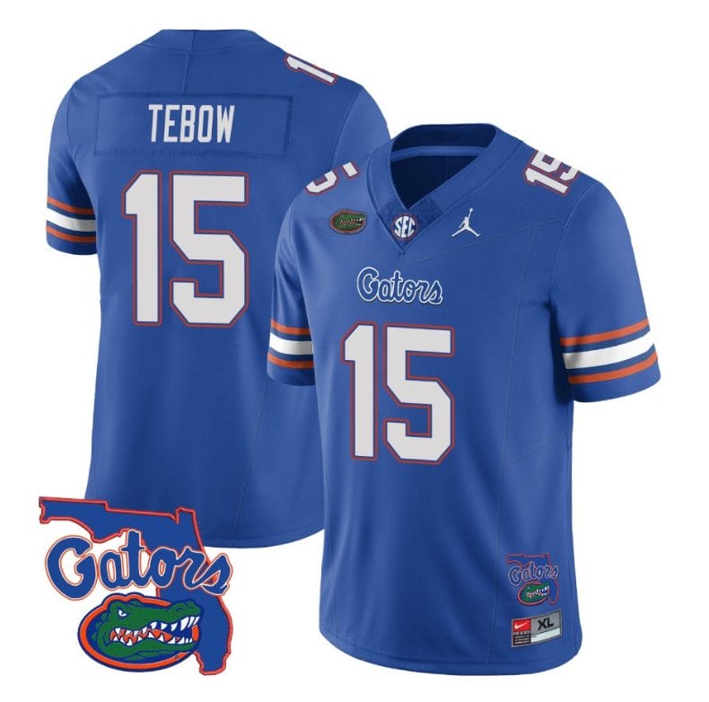 Tim Tebow Jersey #15 Florida Gators Vapor Limited College Football Royal 1 Tim Tebow Jersey #15 Florida Gators Vapor Limited College Football Royal