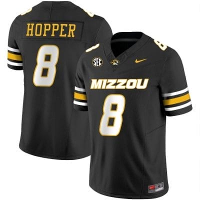 TyRon Hopper Jersey #8 Missouri Tigers Vapor Limited College Football Stitched Black 8 TyRon Hopper Jersey #8 Missouri Tigers Vapor Limited College Football Stitched Black