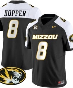 TyRon Hopper Jersey #8 Missouri Tigers Vapor Limited College Football Stitched Black Alternate