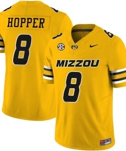 TyRon Hopper Jersey #8 Missouri Tigers Vapor Limited College Football Stitched Gold
