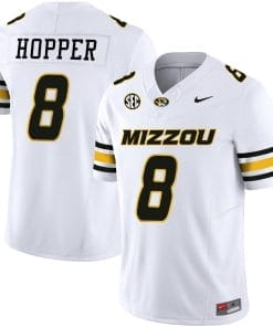 TyRon Hopper Jersey #8 Missouri Tigers Vapor Limited College Football Stitched White