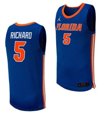 Will Richard Jersey #5 Florida Gators College Basketball 2023-24 Replica Uniform Royal 8 Will Richard Jersey #5 Florida Gators College Basketball 2023-24 Replica Uniform Royal