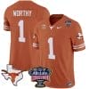 Xavier Worthy Jersey #1 Texas Longhorns Sugar Bowl Patch Vapor Football Texas Orange 5 Xavier Worthy Jersey #1 Texas Longhorns Sugar Bowl Patch Vapor Football Texas Orange