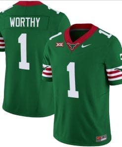 Xavier Worthy Jersey #1 Texas Longhorns Mexico Vapor College Football Green