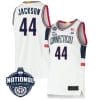 Andre Jackson Jersey #44 UConn Huskies 2023 National Champions College Basketball White 5 Andre Jackson Jersey #44 UConn Huskies 2023 National Champions College Basketball White
