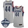 Andre Jackson Jersey #44 UConn Huskies 2023 National Champions College Basketball Gray