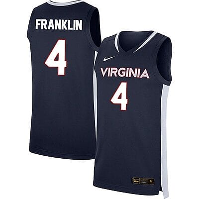 Armaan Franklin Jersey #4 Virginia Cavaliers College Basketball Stitched Navy 8 Armaan Franklin Jersey #4 Virginia Cavaliers College Basketball Stitched Navy