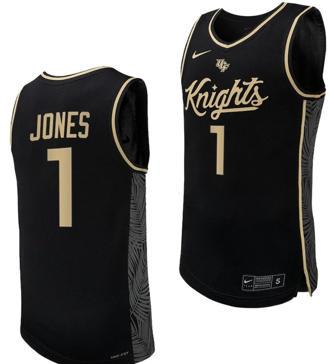 Antwann Jones Jersey #1 UCF Knights Replica College Basketball Uniform Black 1 Antwann Jones Jersey #1 UCF Knights Replica College Basketball Uniform Black