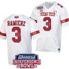 Bryce Ramierz Jersey #3 Texas Tech Red Raiders Independence Bowl Patch Football 2023 White 5 Bryce Ramierz Jersey #3 Texas Tech Red Raiders Independence Bowl Patch Football 2023 White