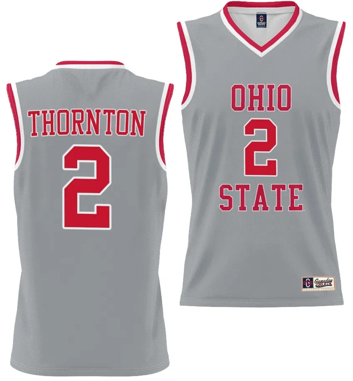 Bruce Thornton Jersey #2 Ohio State Buckeyes College Basketball Lightweight Gray 1 Bruce Thornton Jersey #2 Ohio State Buckeyes College Basketball Lightweight Gray