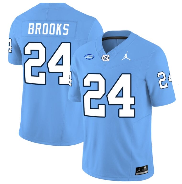 British Brooks Jersey #24 North Carolina Tar Heels Vapor Limited College Football Blue 1 British Brooks Jersey #24 North Carolina Tar Heels Vapor Limited College Football Blue