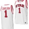 Ben Carlson Jersey #1 Utah Utes College Basketball 2023-24 Replica White