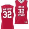 Cotie McMahon Jersey #32 Ohio State Buckeyes College Basketball Lightweight Scarlet