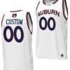 Custom Auburn Tigers Jersey Name and Number Replica College Basketball 2023-24 White 4 Custom Auburn Tigers Jersey Name and Number Replica College Basketball 2023-24 White