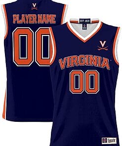 Custom Virginia Cavaliers Jersey Name and Number GameDay Greats Basketball Lightweight Navy