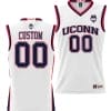 Custom UConn Huskies Jersey Name and Number NIL College Basketball Lightweight White 4 Custom UConn Huskies Jersey Name and Number NIL College Basketball Lightweight White