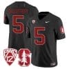 Christian McCaffrey Jersey #5 Standford Cardinal Jersey Vapor Limited College Football Black