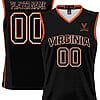 Custom Virginia Cavaliers Jersey Name and Number GameDay Greats Basketball Lightweight Black 4 Custom Virginia Cavaliers Jersey Name and Number GameDay Greats Basketball Lightweight Black