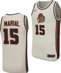 Chol Marial Jersey #15 Oregon State Beavers College Basketball Replica Uniform White