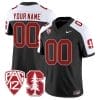 Custom Standford Cardinal Jersey Name and Number Vapor Limited College Football Black Alternate 5 Custom Standford Cardinal Jersey Name and Number Vapor Limited College Football Black Alternate