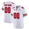 Custom Wisconsin Badgers Jersey Name and Number Vapor Limited College Football White