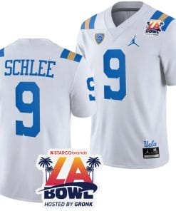 Collin Schlee Jersey #9 UCLA Bruins 2023 LA Bowl College Football White