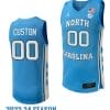 Custom North Carolina Tar Heels Jersey Name and Number Replica College Basketball 2023-24 Blue