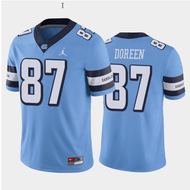 Colby Doreen Jersey #87 North Carolina Tar Heels College Football All Stitched Blue 1 Colby Doreen Jersey #87 North Carolina Tar Heels College Football All Stitched Blue