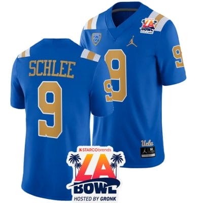 Collin Schlee Jersey #9 UCLA Bruins 2023 LA Bowl College Football Blue