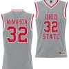 Cotie McMahon Jersey #32 Ohio State Buckeyes College Basketball Lightweight Gray 5 Cotie McMahon Jersey #32 Ohio State Buckeyes College Basketball Lightweight Gray