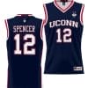 Cam Spencer Jersey #12 UConn Huskies NIL College Basketball Lightweight Navy