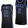 Cooper Flagg Jersey #2 Duke Blue Devils College Basketball Black