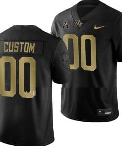 Custom UCF Knights Jersey Name and Number College Football 2022 Alternate Black