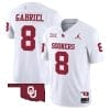 Dillon Gabriel Jersey #8 Oklahoma Sooners Vapor Limited College Football Stitched White