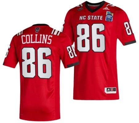 Dacari Collins Jersey #86 NC State Wolfpack 2023 Pop Tarts Bowl Football Red