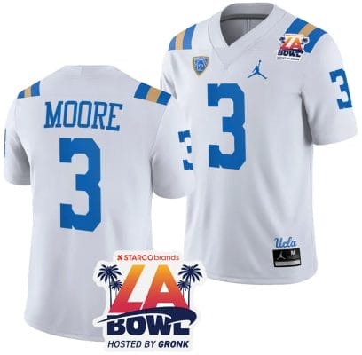 Dante Moore Jersey #3 UCLA Bruins 2023 LA Bowl College Football White