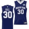 Dallin Hall Jersey #30 BYU Cougars NIL College Basketball Jersey Lightweight Navy