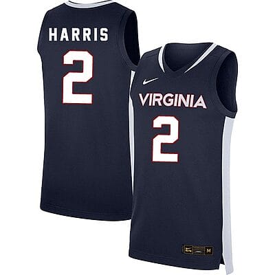 Dante Harris Jersey #2 Virginia Cavaliers College Basketball Stitched Navy