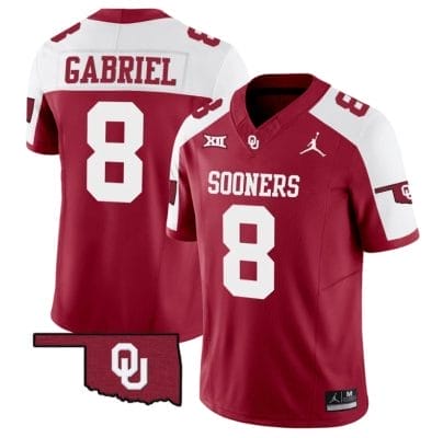 Dillon Gabriel Jersey #8 Oklahoma Sooners Vapor Limited College Football Stitched Alternate