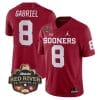Dillon Gabriel Jersey #8 Oklahoma Sooners Allstate Red River Rivalry College Football Stitched Red