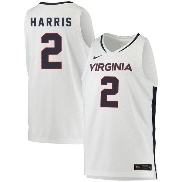 Dante Harris Jersey #2 Virginia Cavaliers College Basketball Stitched White 1 Dante Harris Jersey #2 Virginia Cavaliers College Basketball Stitched White