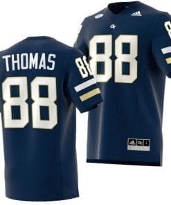 Demaryius Thomas Jersey #88 Georgia Tech Yellow Jackets 2023 Premier Football Uniform Navy