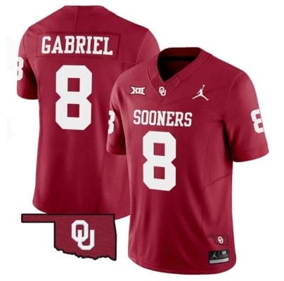 Dillon Gabriel Jersey #8 Oklahoma Sooners Vapor Limited College Football Stitched Red 8 Dillon Gabriel Jersey #8 Oklahoma Sooners Vapor Limited College Football Stitched Red