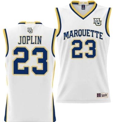 David Joplin Jersey #23 Marquette Golden Eagles NIL Basketball Lightweight White 8 David Joplin Jersey #23 Marquette Golden Eagles NIL Basketball Lightweight White
