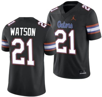 Desmond Watson Jersey #21 Florida Gators Alternate College Football 2023-24 Black