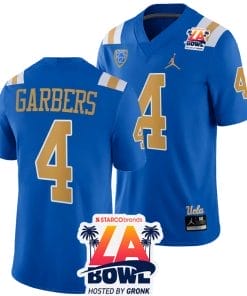 Ethan Garbers Jersey #4 UCLA Bruins 2023 LA Bowl College Football Blue